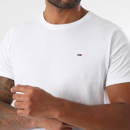 Tommy Jeans - Ensemble Tee Shirt Et Short Jogging 4411 1931 Blanc Noir